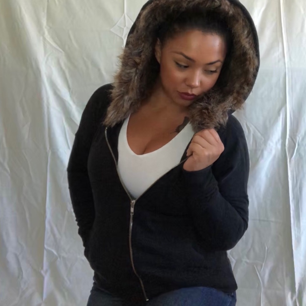 Victoria's Secret Fur Hoodie